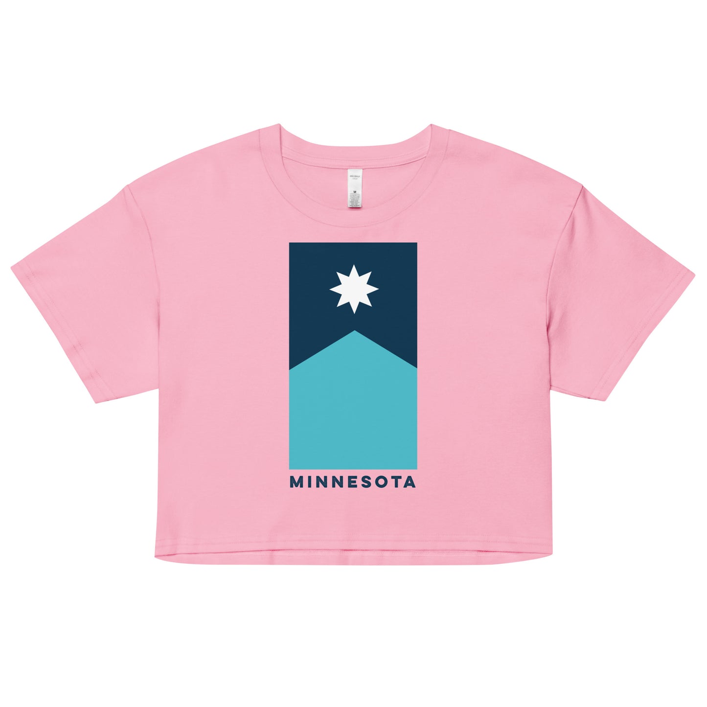 Minnesota State Flag Crop Top (No Texture)