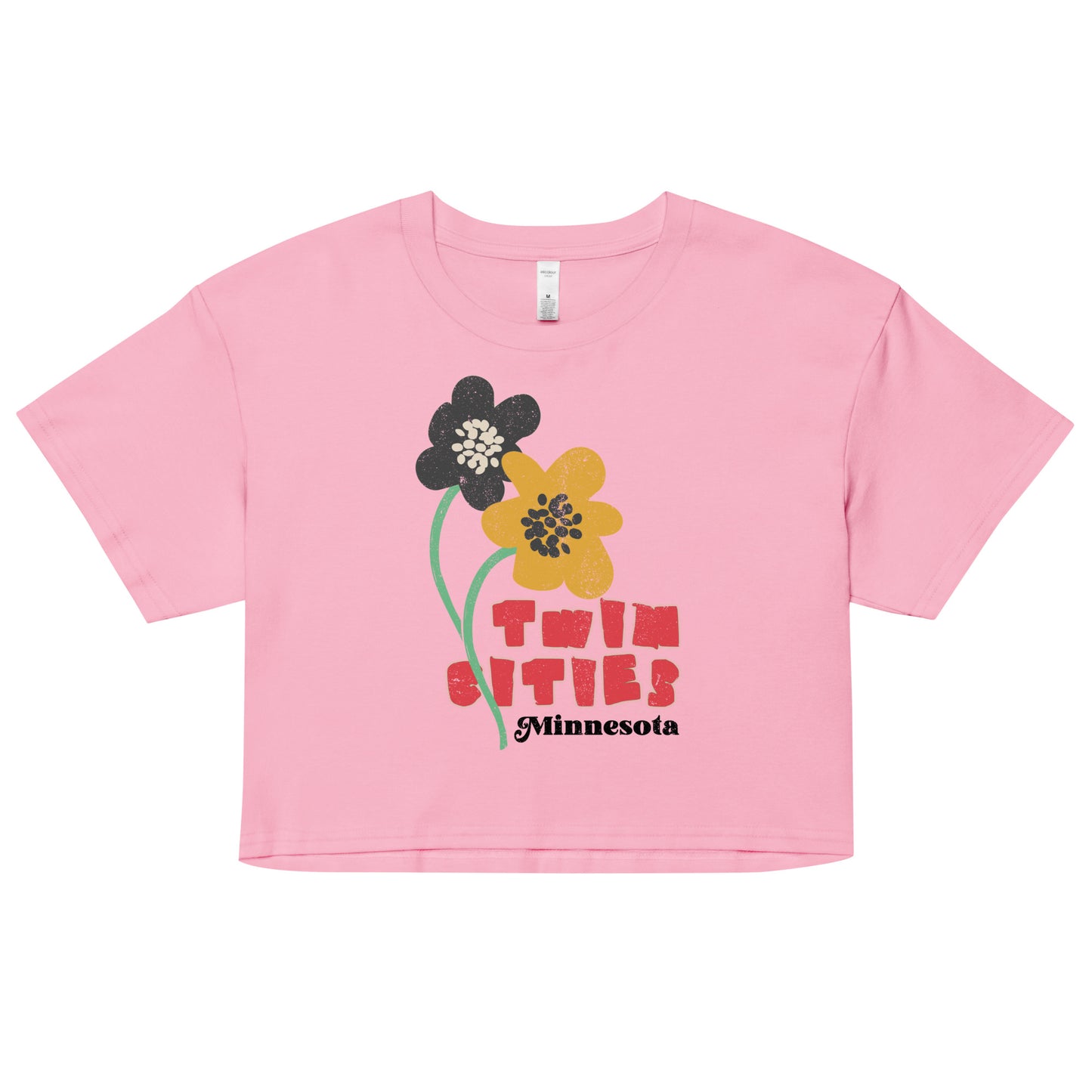 Twin Cities Flowers Crop Top