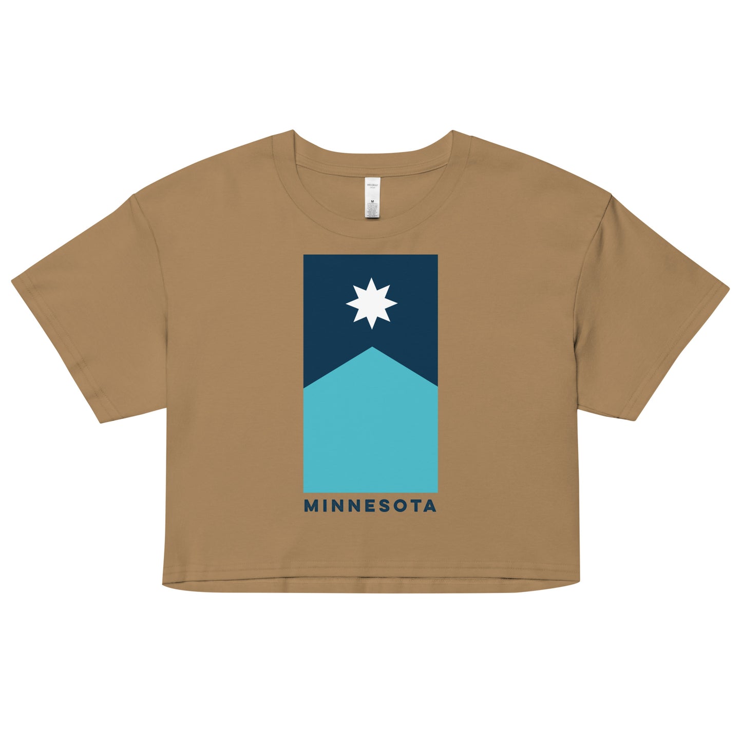 Minnesota State Flag Crop Top (No Texture)