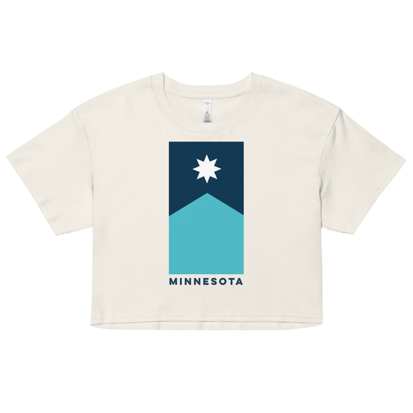 Minnesota State Flag Crop Top (No Texture)