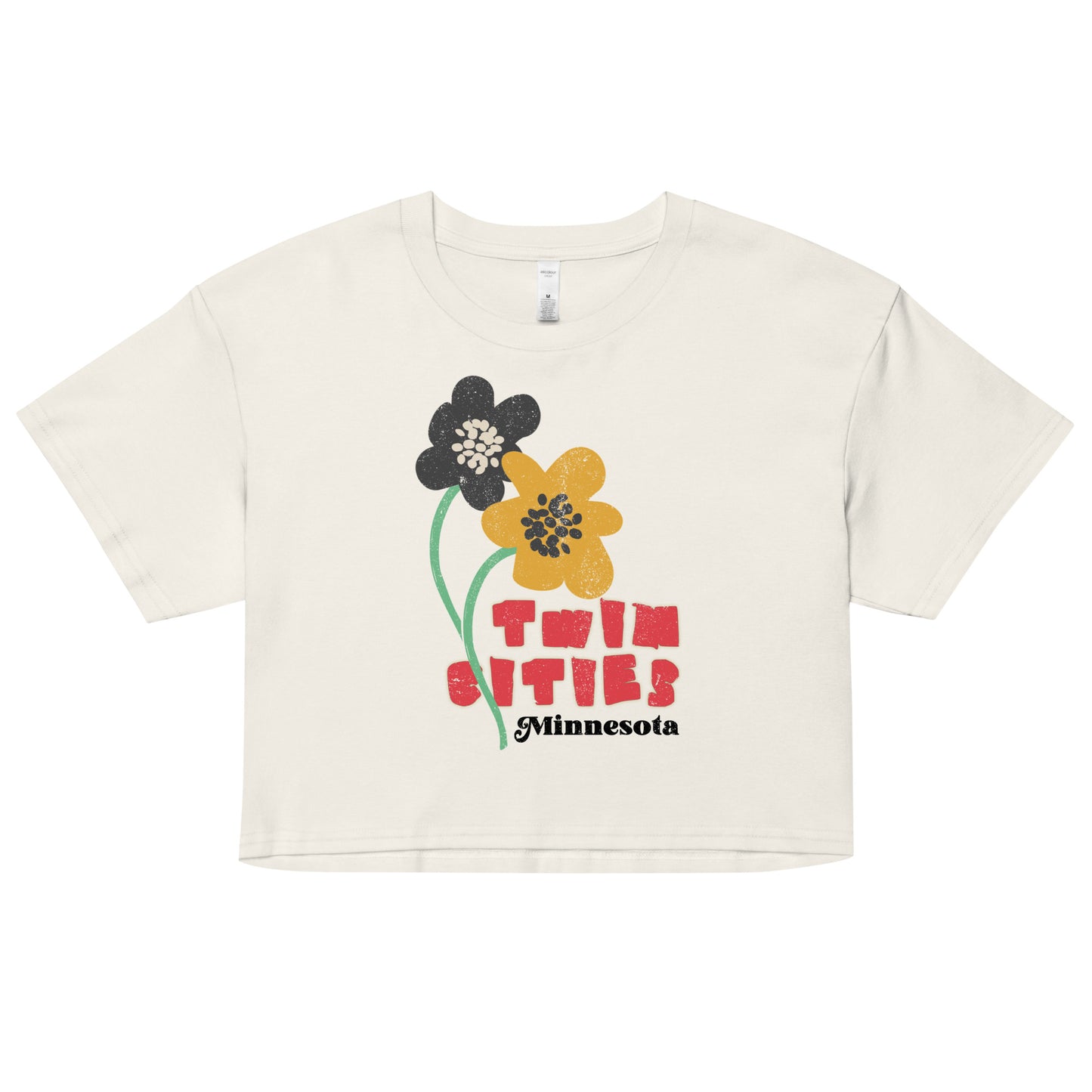 Twin Cities Flowers Crop Top