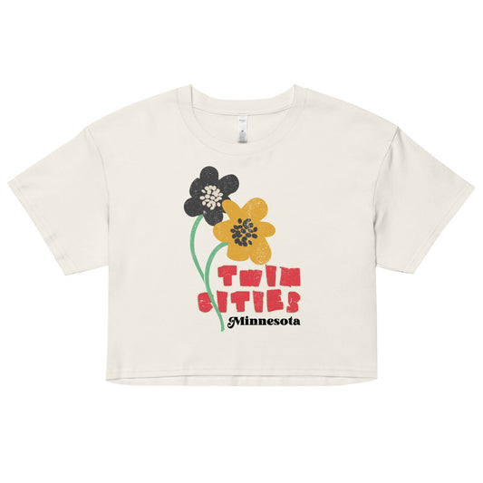 Twin Cities Flowers Crop Top