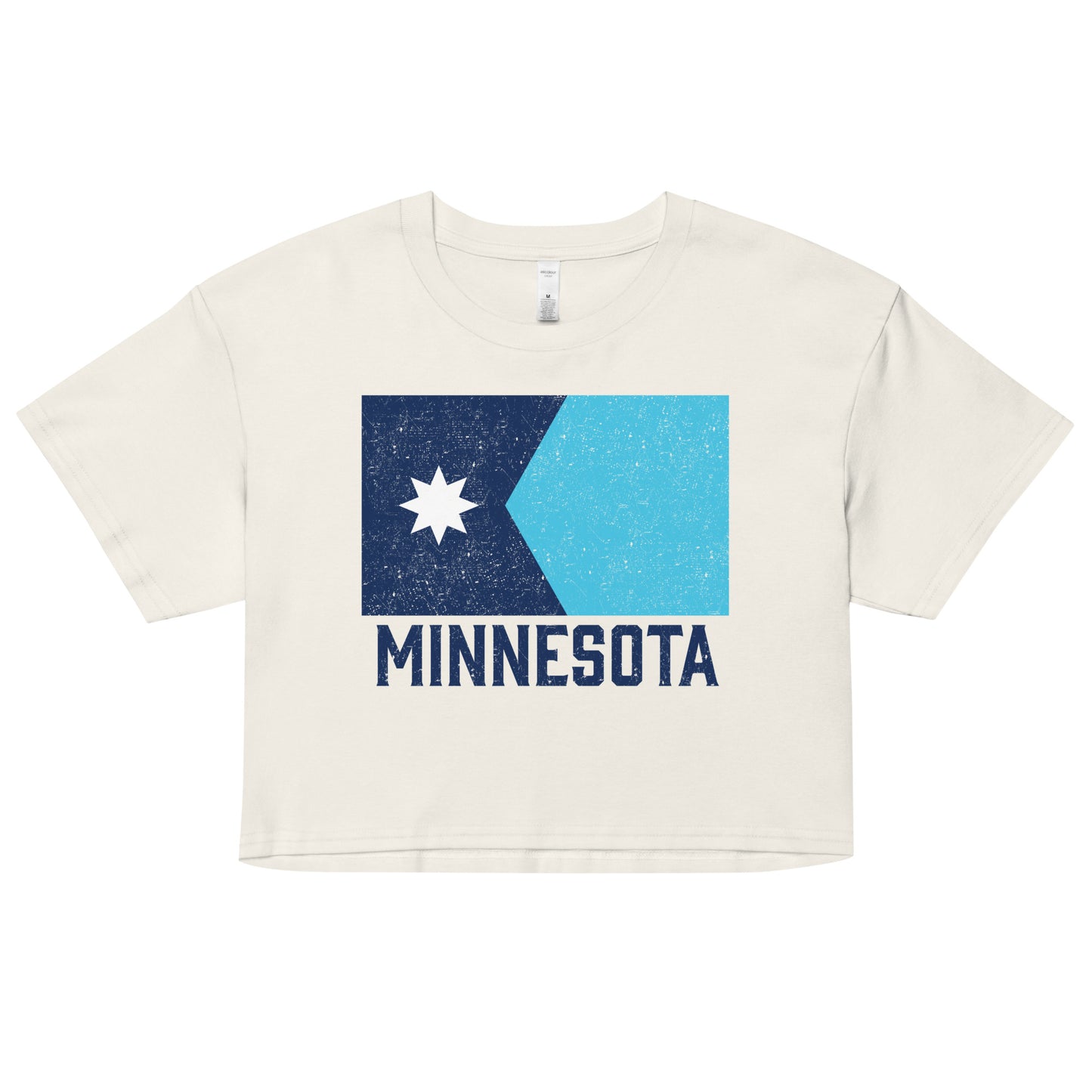 Minnesota State Flag Crop Top (Textured)