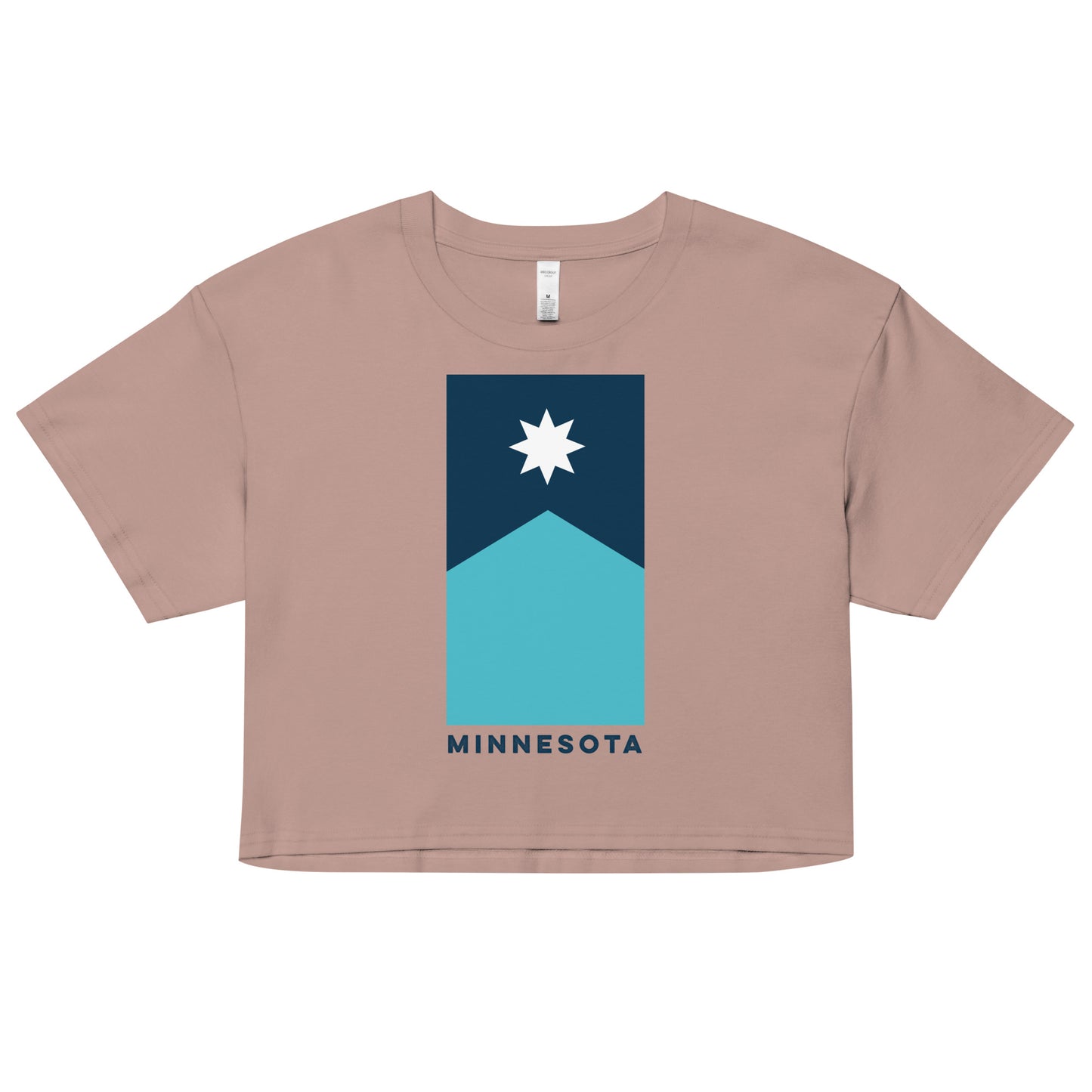 Minnesota State Flag Crop Top (No Texture)