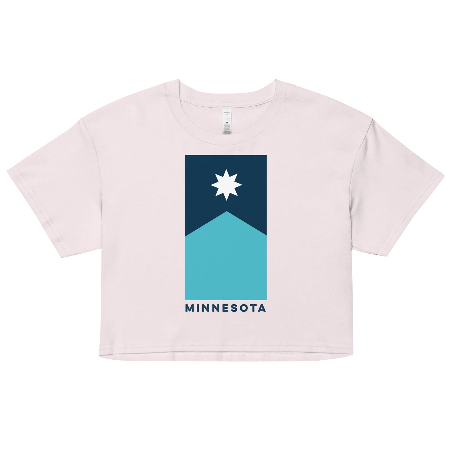 Minnesota State Flag Crop Top (No Texture)