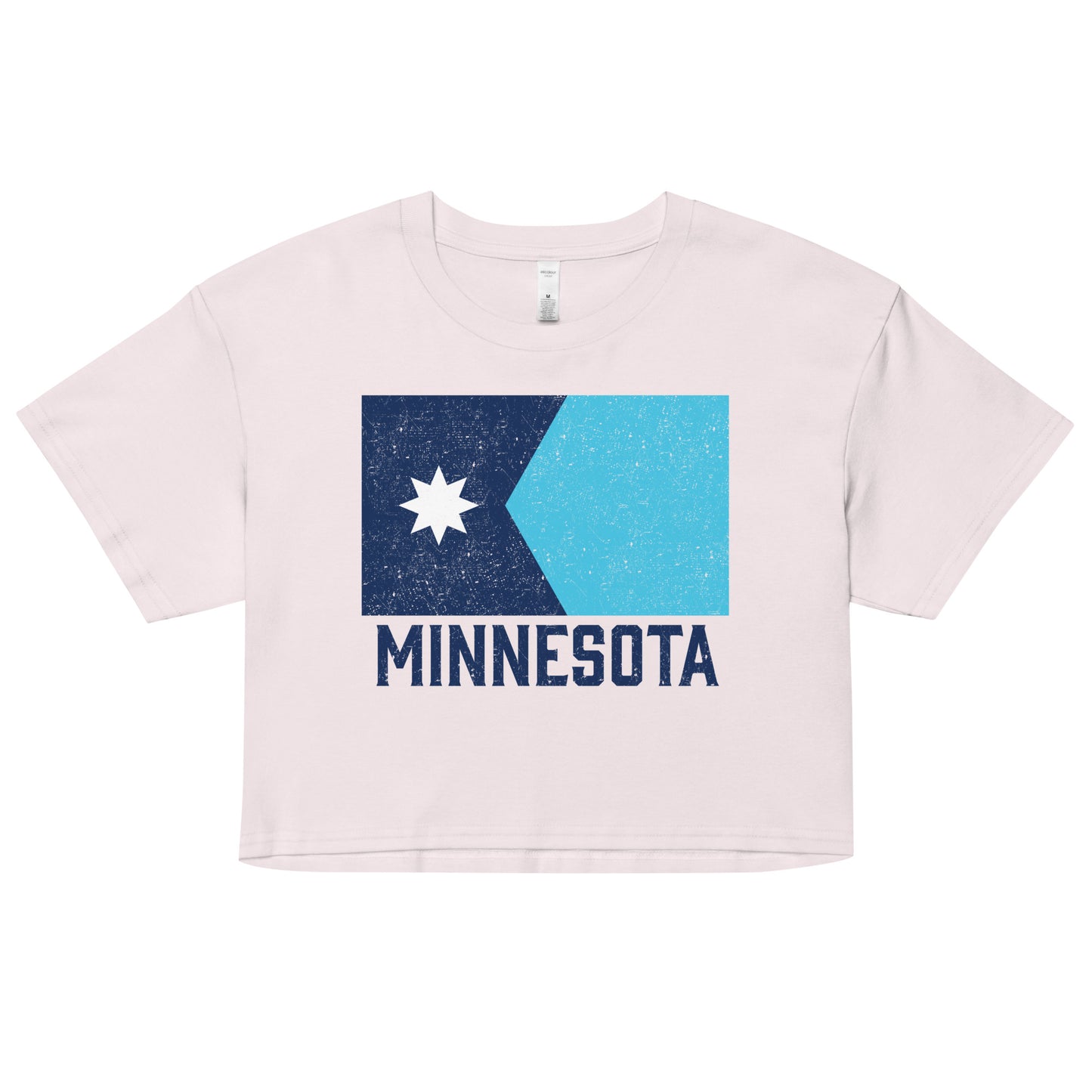 Minnesota State Flag Crop Top (Textured)