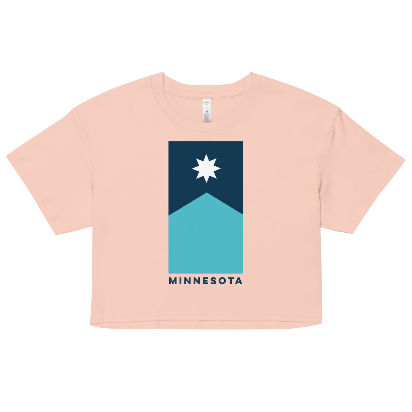 Minnesota State Flag Crop Top (No Texture)