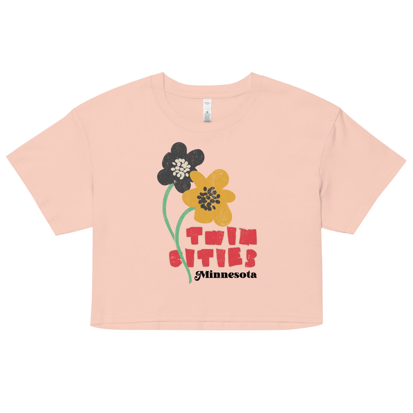 Twin Cities Flowers Crop Top