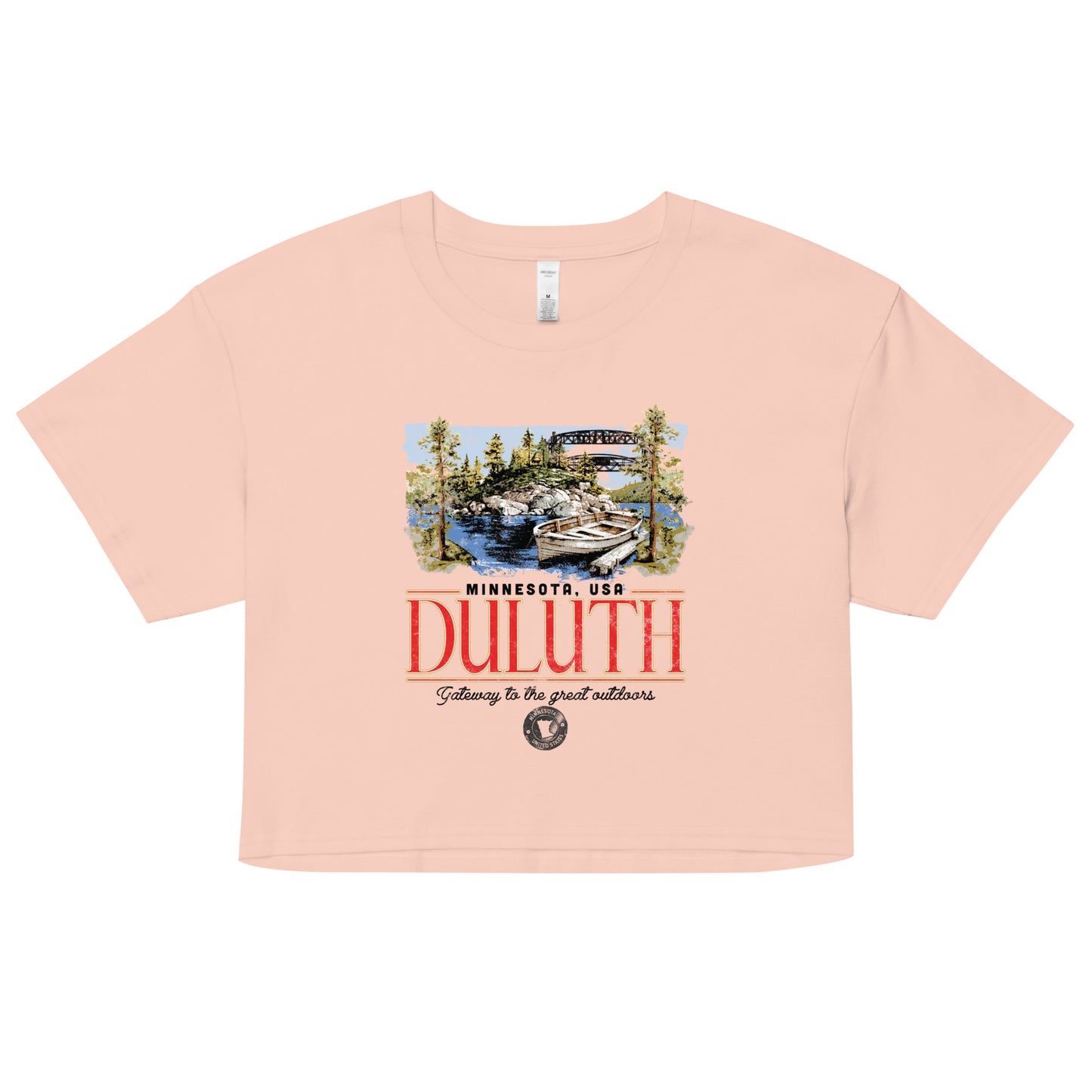 Duluth Aerial Lift Bridge Crop Top