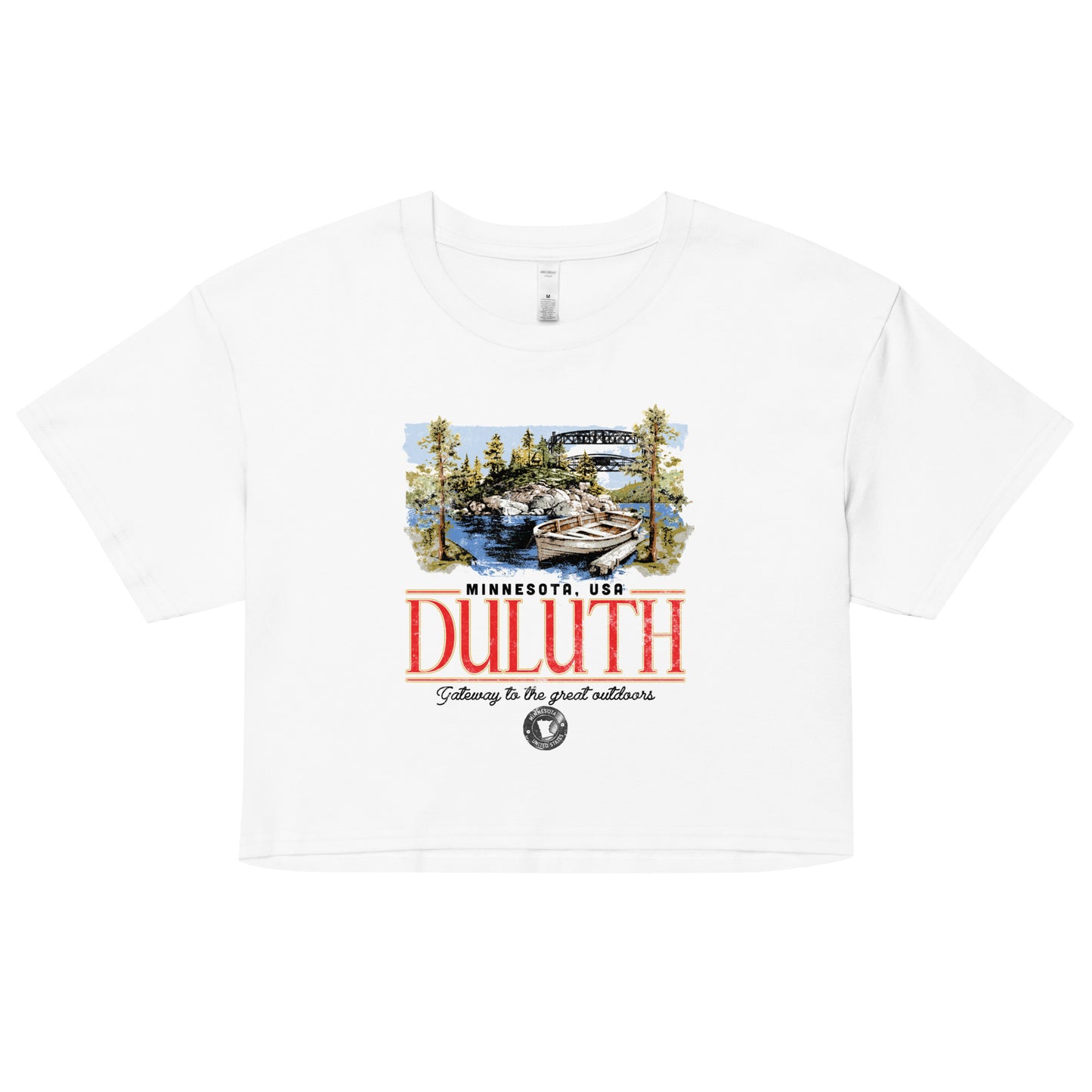 Duluth Aerial Lift Bridge Crop Top