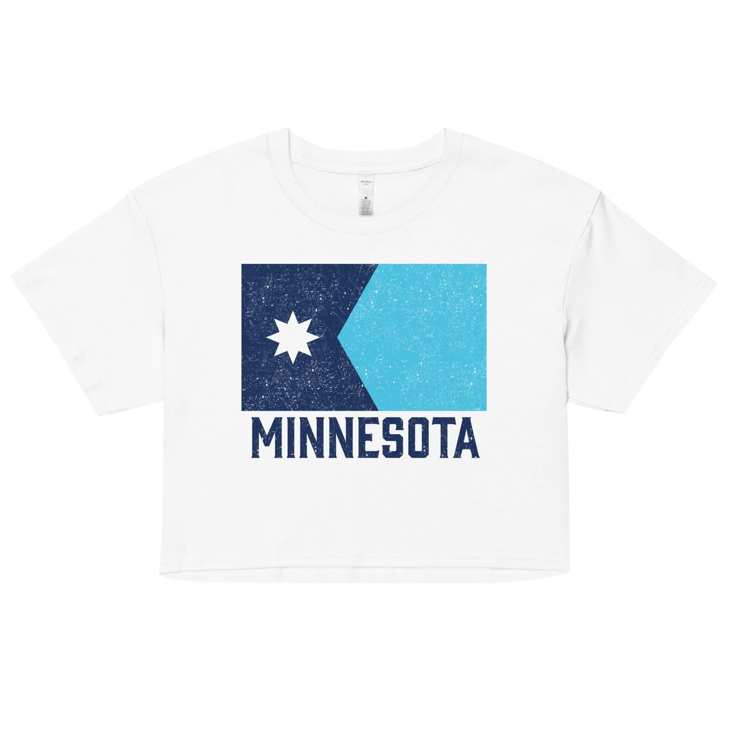 Minnesota State Flag Crop Top (Textured)