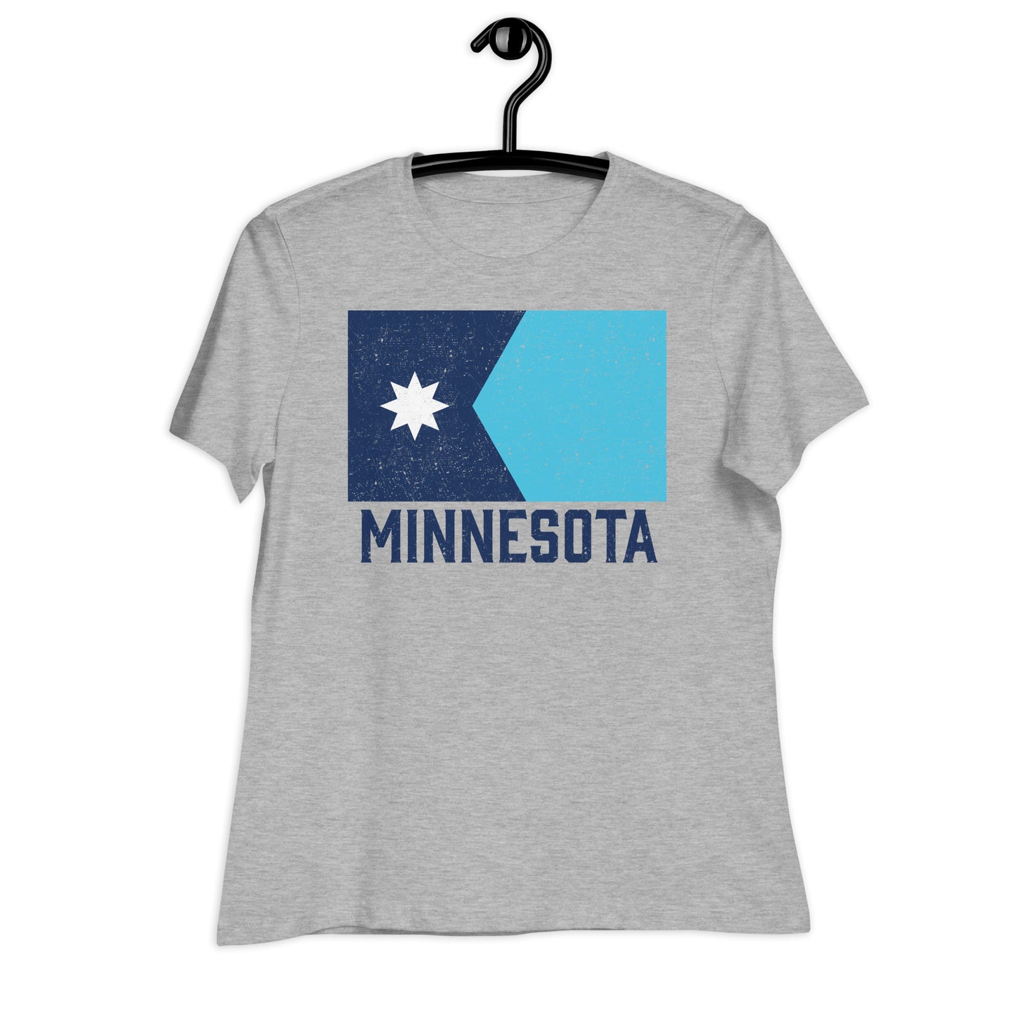 Minnesota State Flag Women's Tee (Textured)