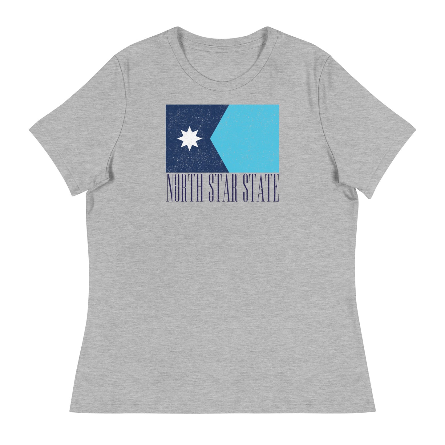 North Star State Flag Blue Women's Tee