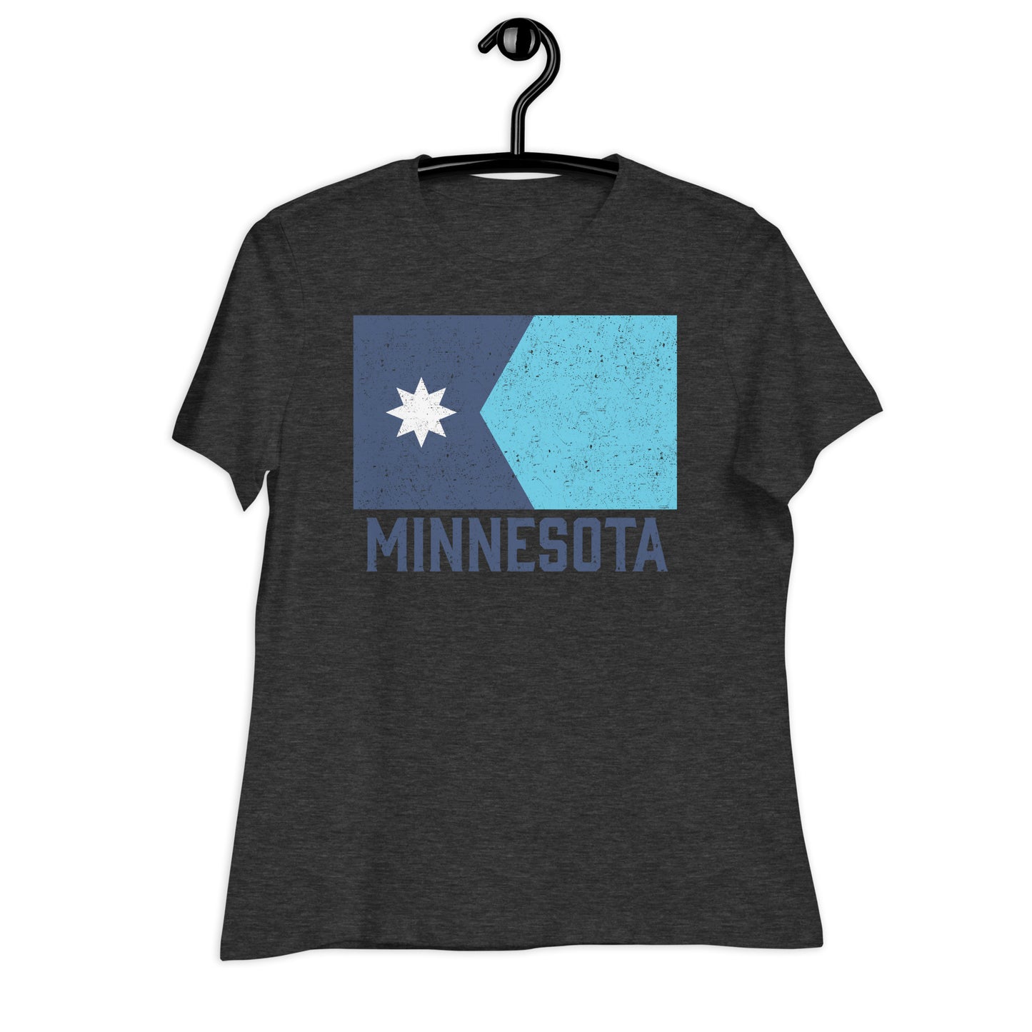 Minnesota State Flag Women's Tee (Textured)