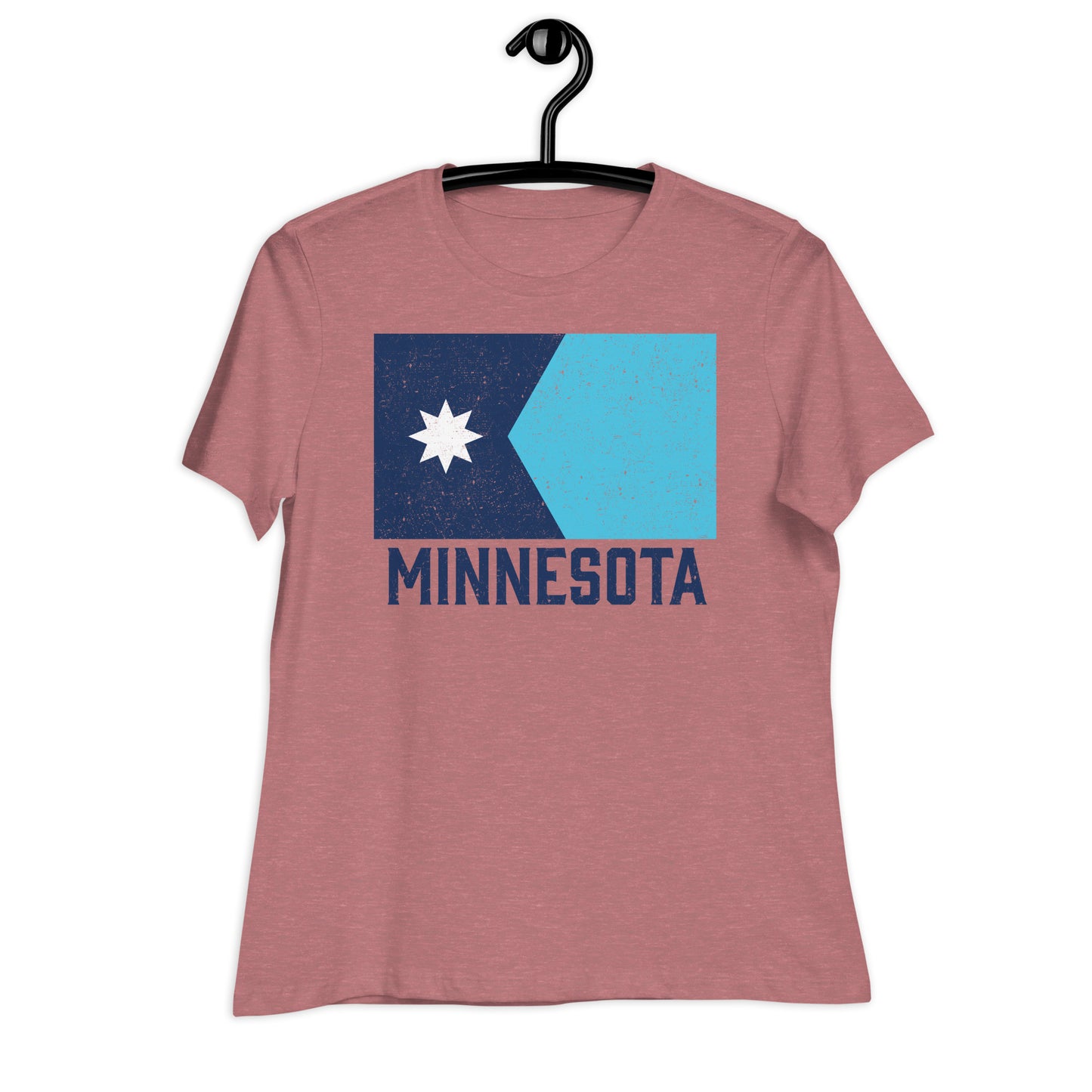 Minnesota State Flag Women's Tee (Textured)