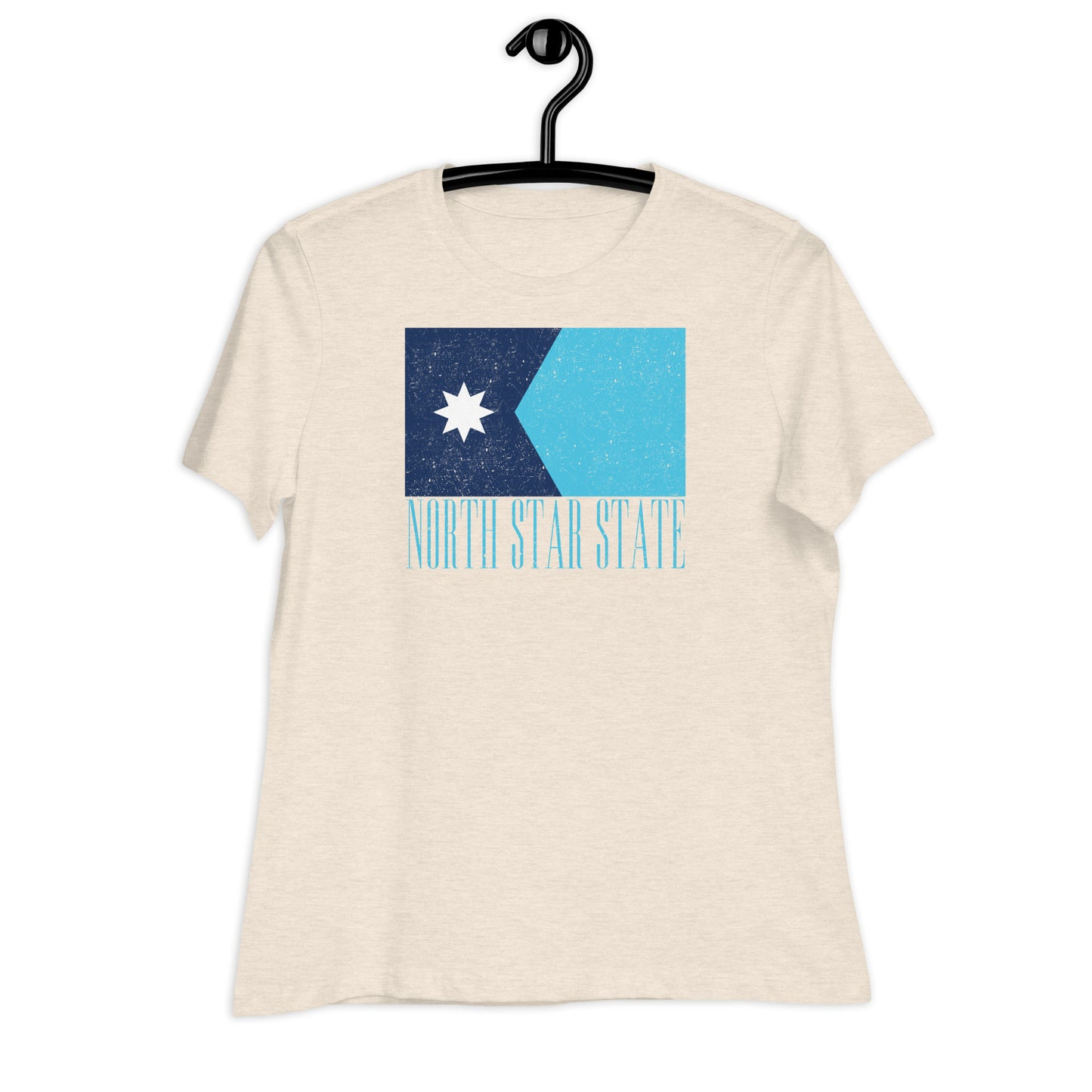 North Star State Flag Women's Tee (Textured)