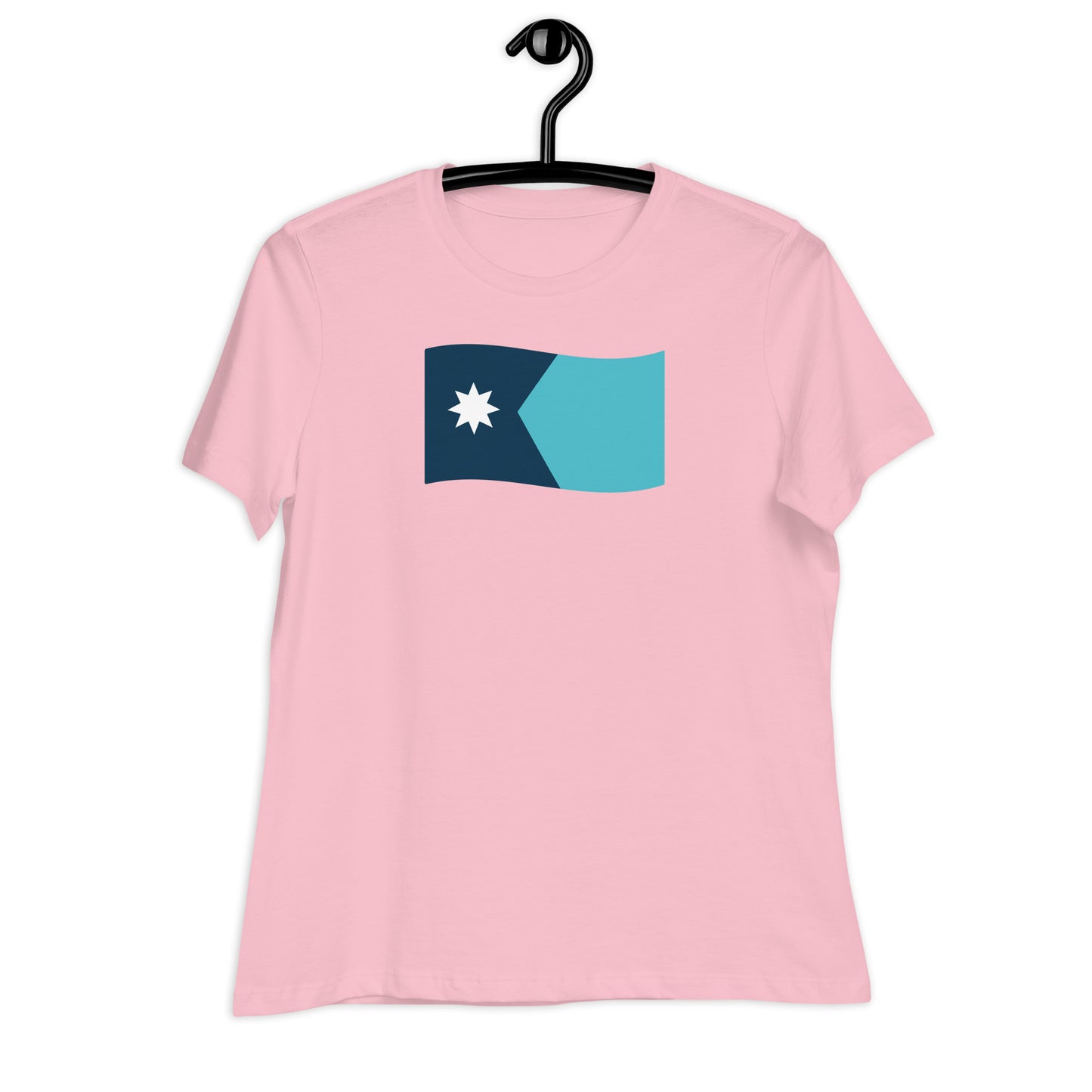 Minnesota State Flag Waving Women's Tee