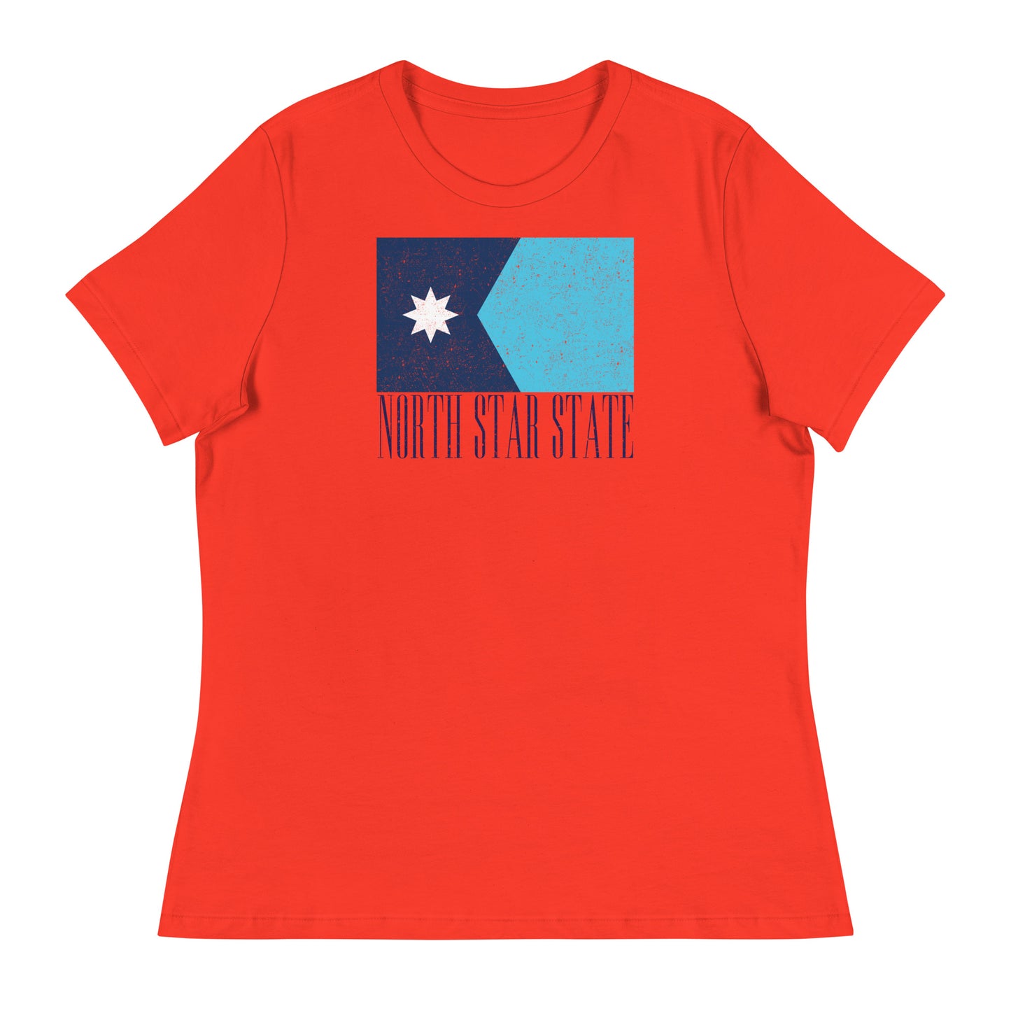 North Star State Flag Blue Women's Tee